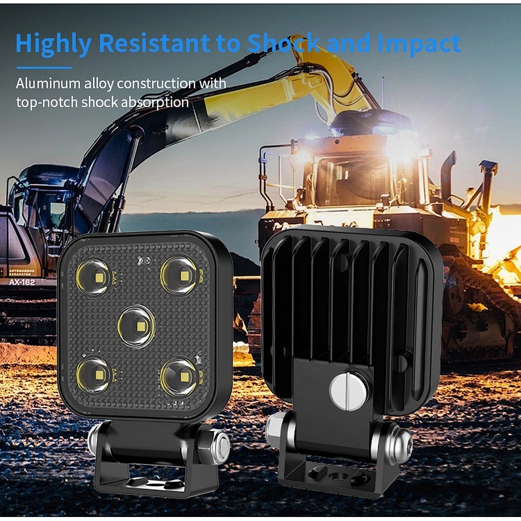 Round LED Seismic Stability Work Light