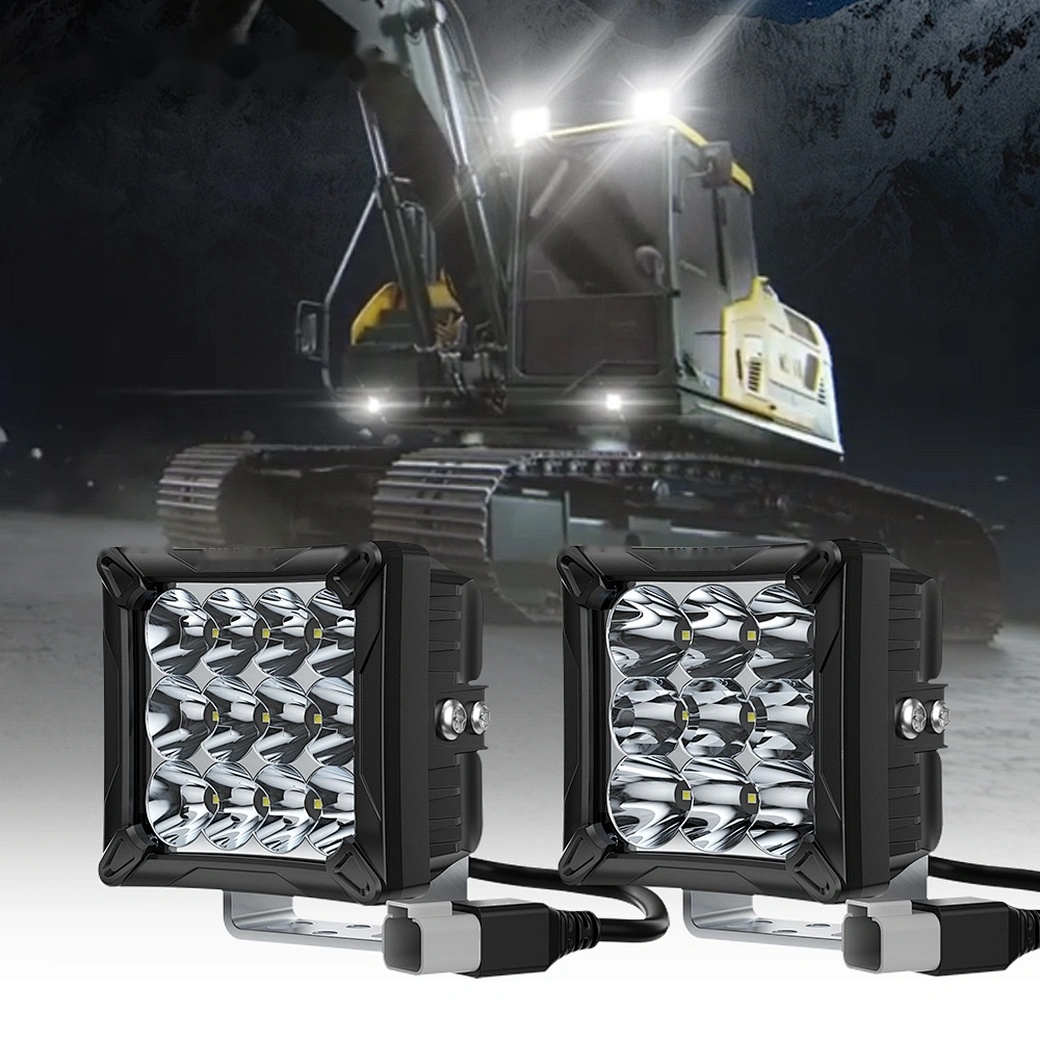 Square 4" 120W Mining & Agro Work Light